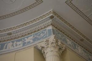 Beautiful ceiling decoration in the public areas 